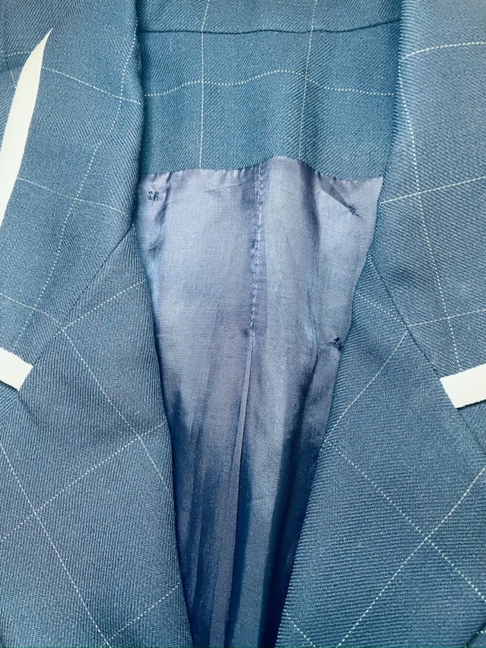 BURBERRY Vintage 100% wool tailored blazer, Made in USA - Picture 6 of 8